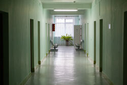 Корпуса Санатория Берестье - коридор в медицинской части