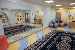 Территория Санатория Ружанский - зал для занятий ЛФК и гимнастикой