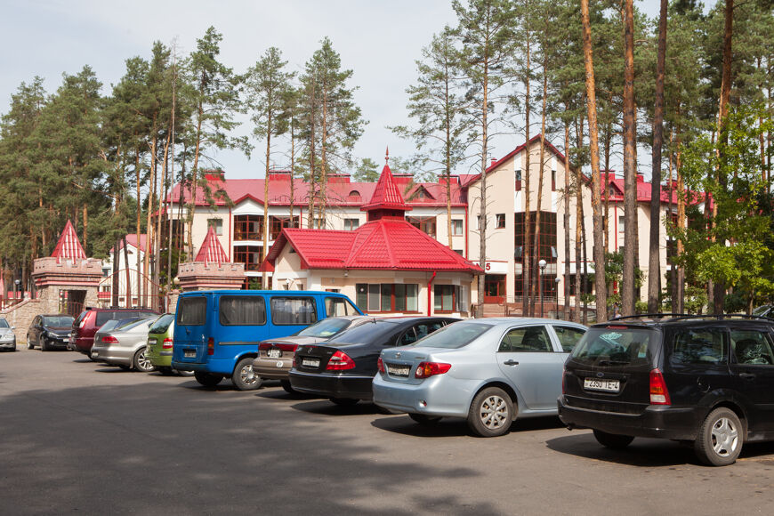 Проезд в Санаторий Ружанский - бесплатная парковка за территорией