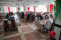 Питание в Санатории Алеся - большой обеденный зал