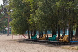 Досуг в Санатории Алеся - пляж в последних числах августа